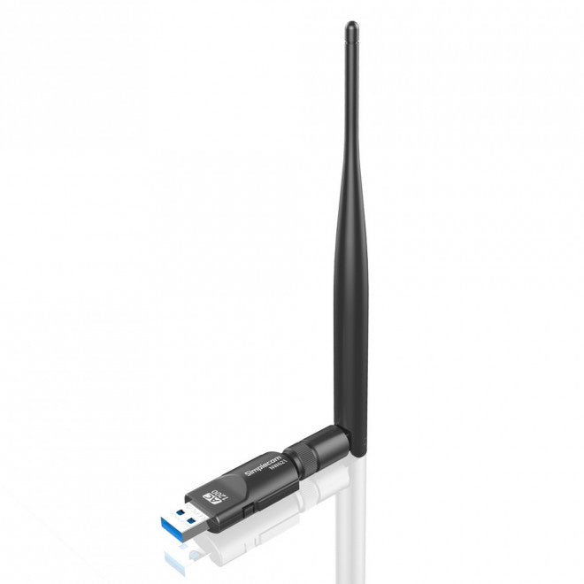 Simplecom NW621 AC1200 WiFi Dual Band USB Adapter with 5dBi High Gain Antenna Simplecom NW621 AC1200 WiFi Dual Band USB Adapter with 5dBi High Gain Antenna